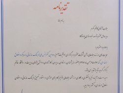 تقدیرنامه عضویت انجمن مدیریت ایران